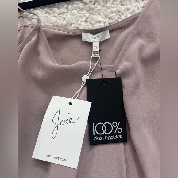 NWT • Joie • Eclipse Cold Shoulder Silk Blouse size XS - Picture 5 of 9